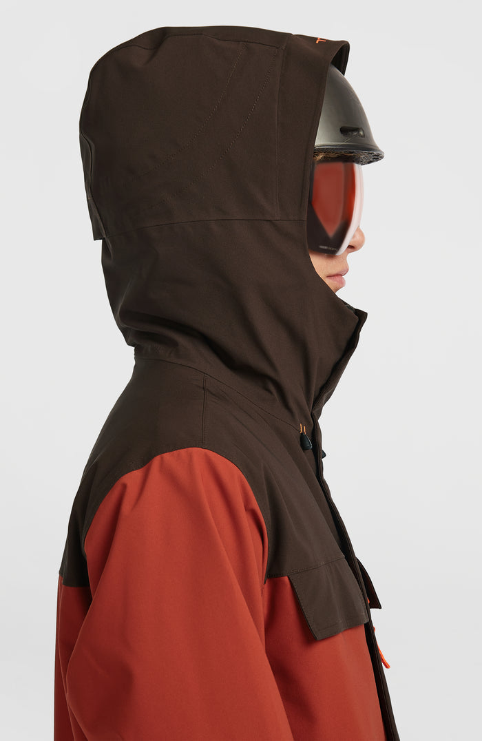 FWC'Peak Pro Snow Jacket | Bonfire Colour Block