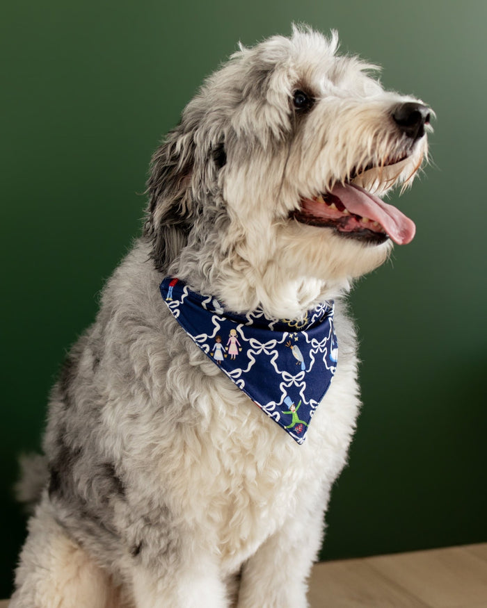 ****PREORDER***Girls 12 Days of Christmas Bows - Pet Bandana Holiday Lounge - Sugar Bee Clothing