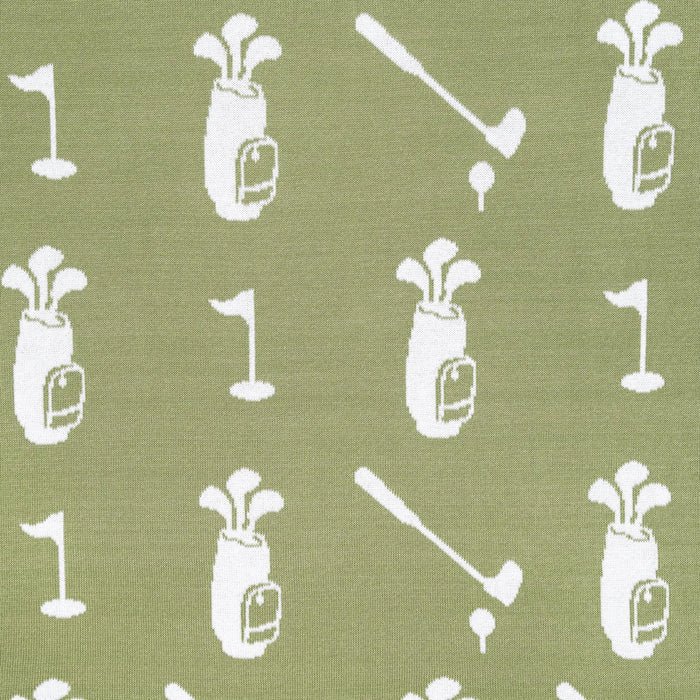 Golf Jacquard Knit Baby Blanket