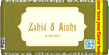 green wedding favor