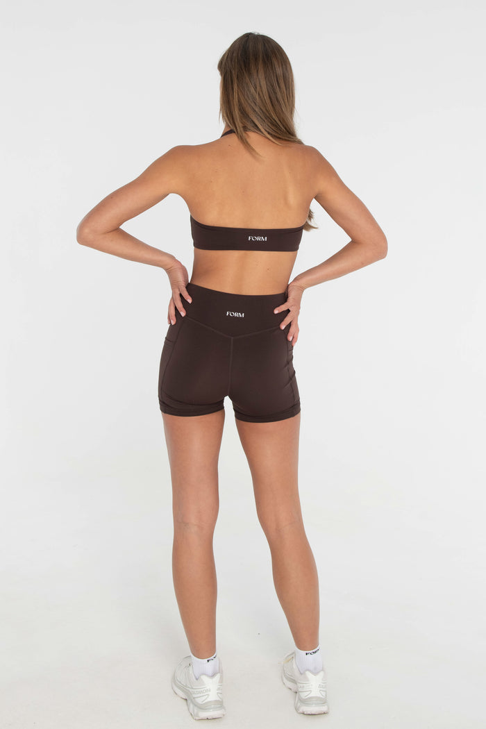 Halter Bra - Espresso