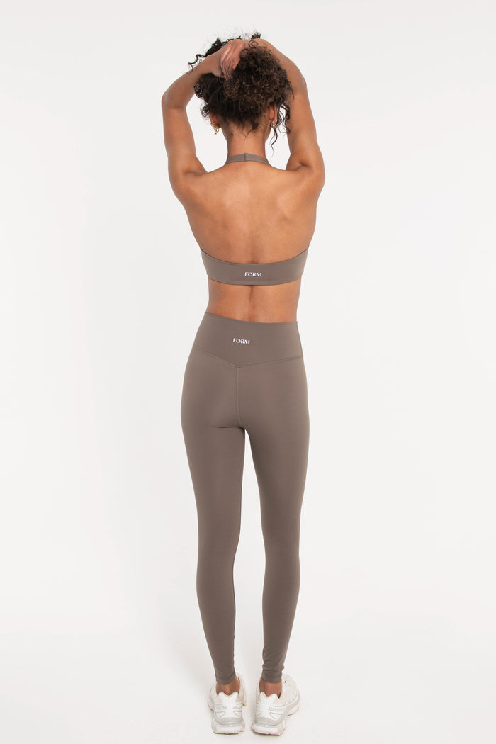 Halter Bra - Walnut