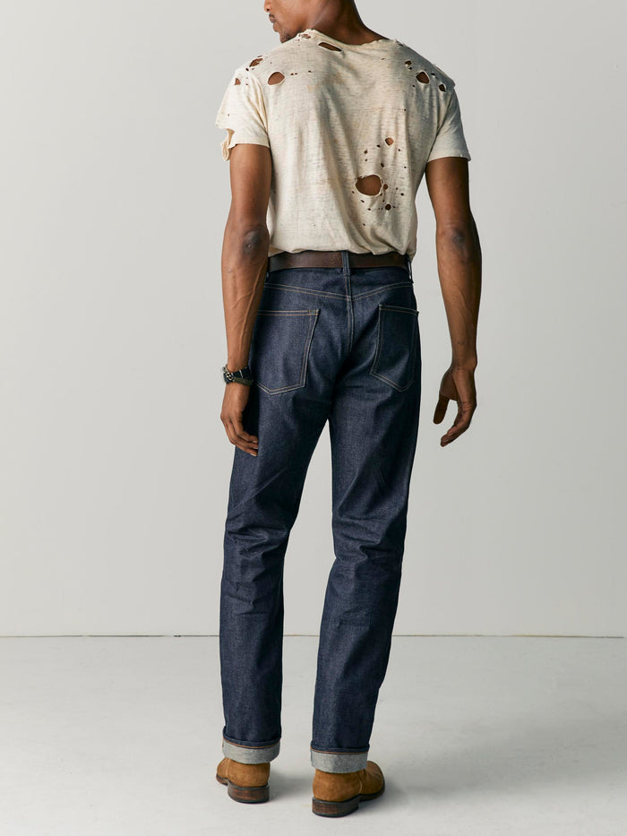 Gray hank indigo rigid