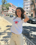 HAWAII (blue) BABY TEE - WHITE