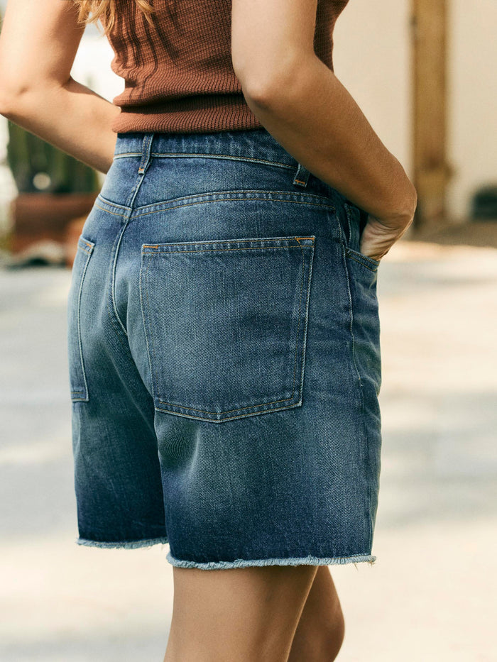 Light Gray hazel salinas cutoff short