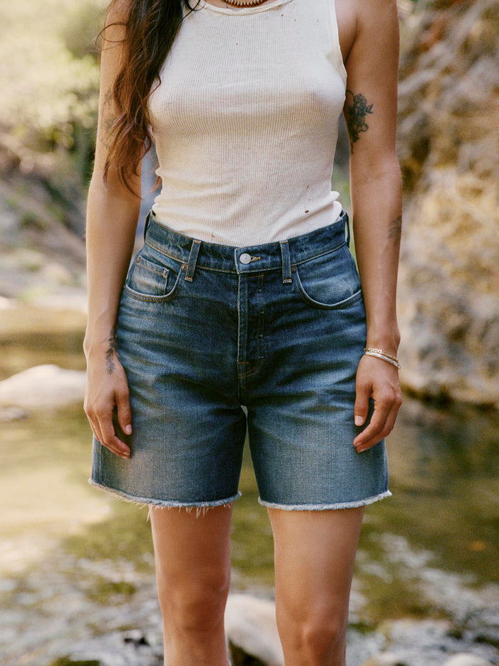 Rosy Brown hazel salinas cutoff short