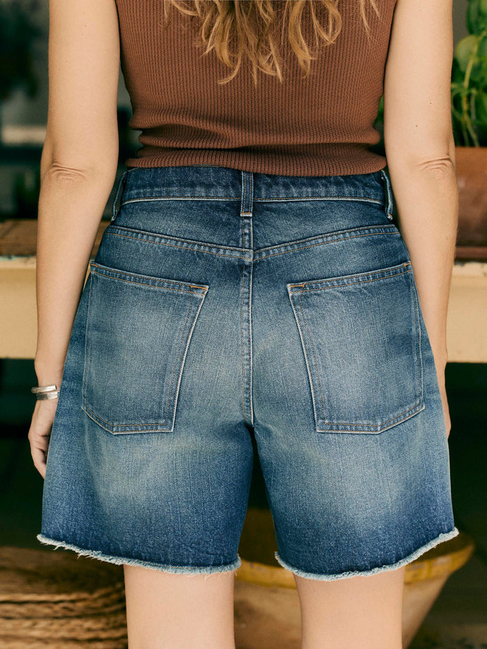 Dark Slate Gray hazel salinas cutoff short