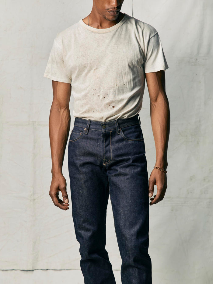 Gray henry indigo rigid
