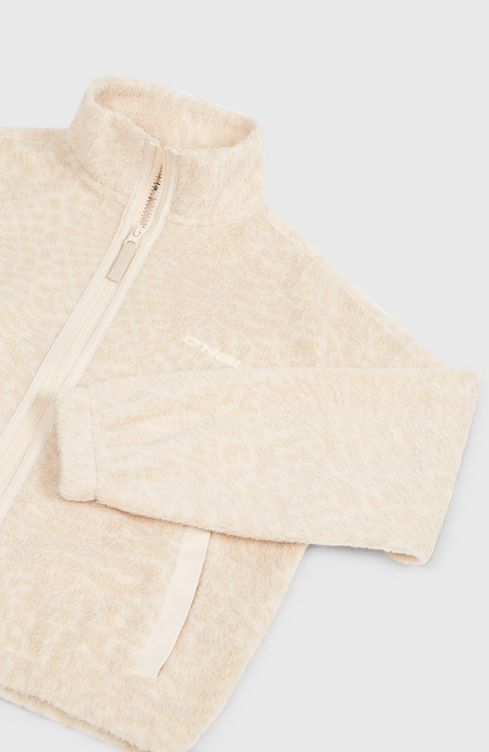 High-Pile Full-Zip Fleece | Macaron Animalica