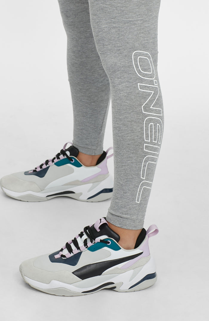High Waist Legging | Silver Melee -A