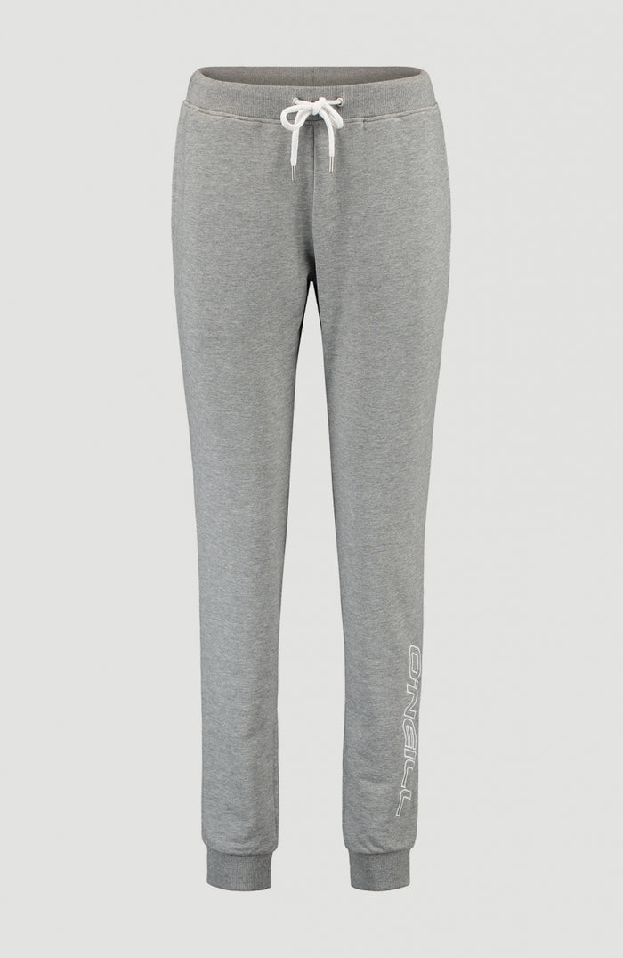 High-Waist Sweatpants | Silver Melee -A