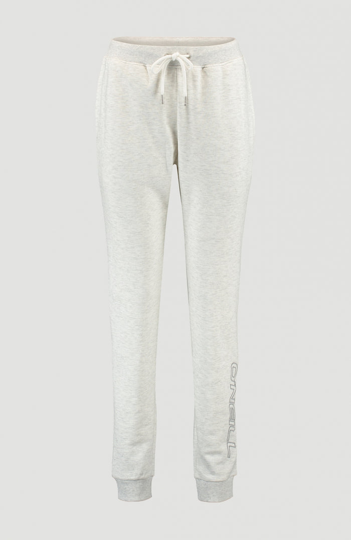 High-Waist Sweatpants | White Melee