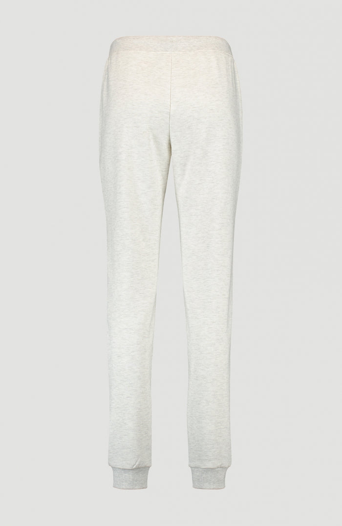 High-Waist Sweatpants | White Melee