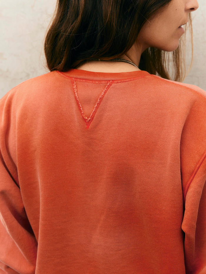 Sienna hilts sweatshirt sunfaded red