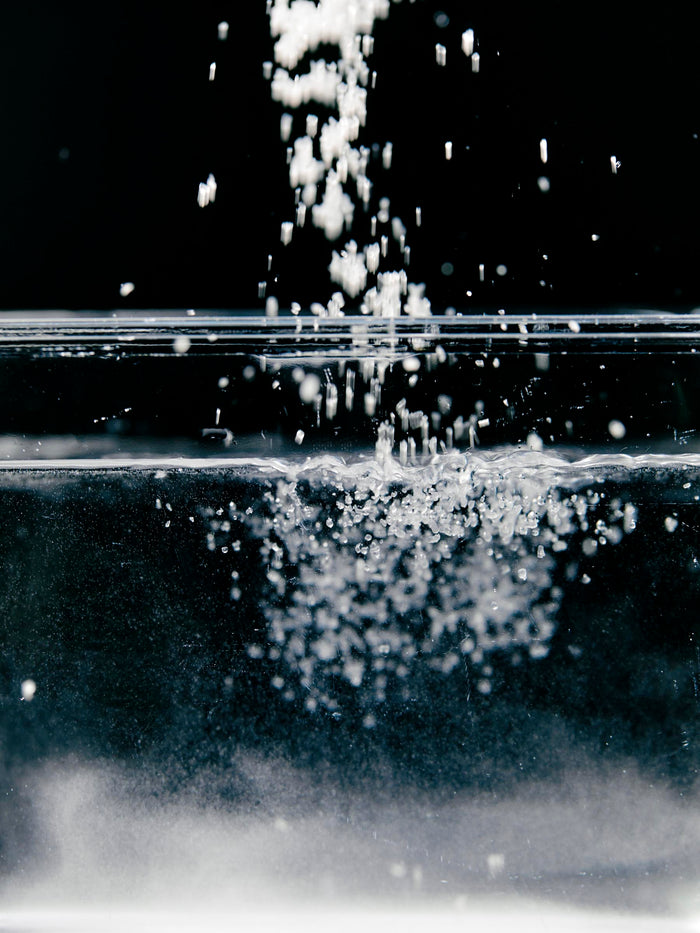 Gray hinoki bath soak