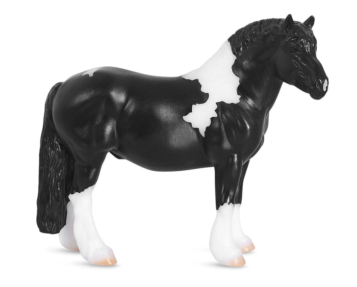 Horse Foal Surprise | Peaceful Gardens - Black Tobiano Stallion
