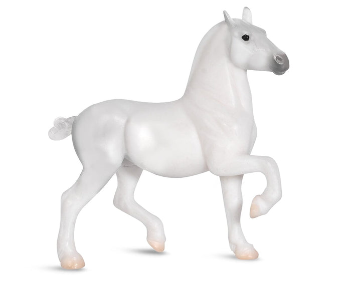 Horse Foal Surprise | Peaceful Gardens - Soft Grey Tobiano Mare