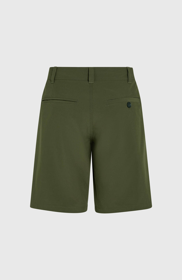 Hybrid Chino 19" Shorts | Forest Night