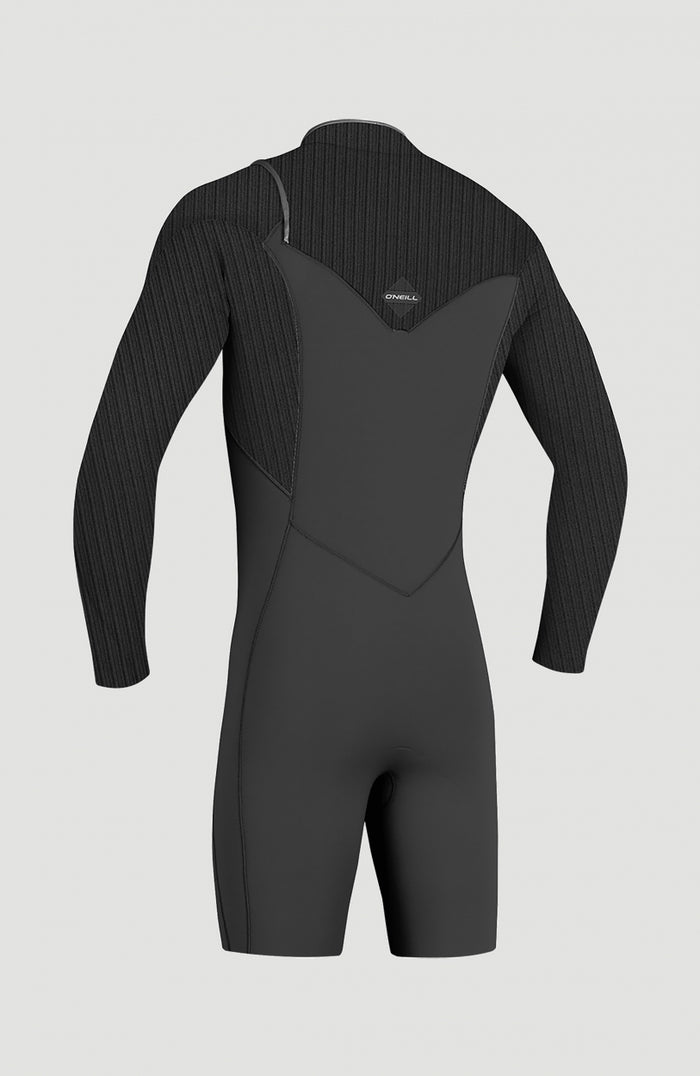Hyperfreak 2mm Chest Zip Long Sleeve Spring Wetsuit | BLACK/BLACK