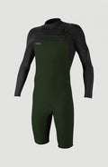 Hyperfreak 2mm Chest Zip Long Sleeve Spring Wetsuit | Dark Green