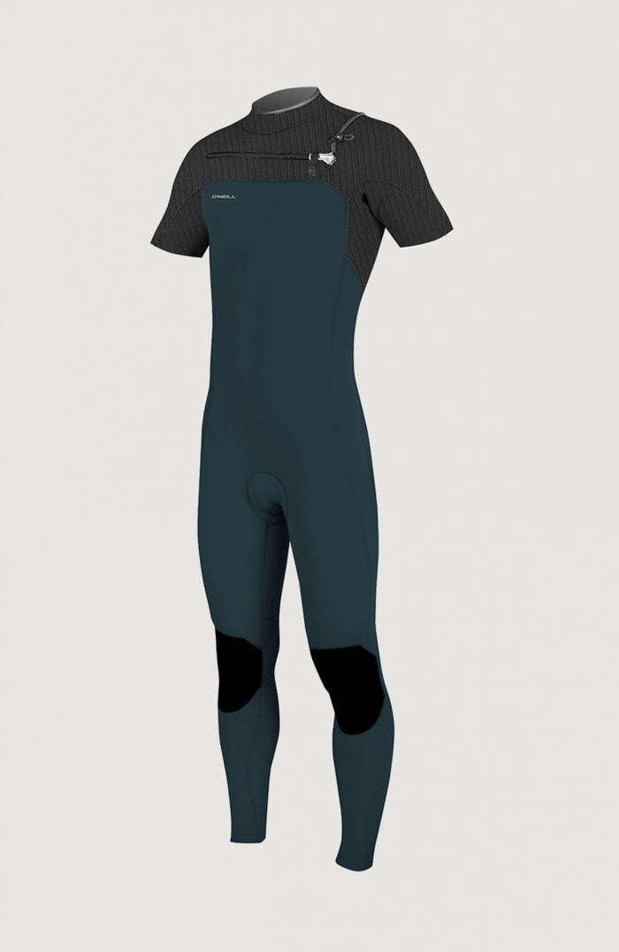 Hyperfreak 2mm Chest Zip Short Sleeve Full Wetsuit | Grey