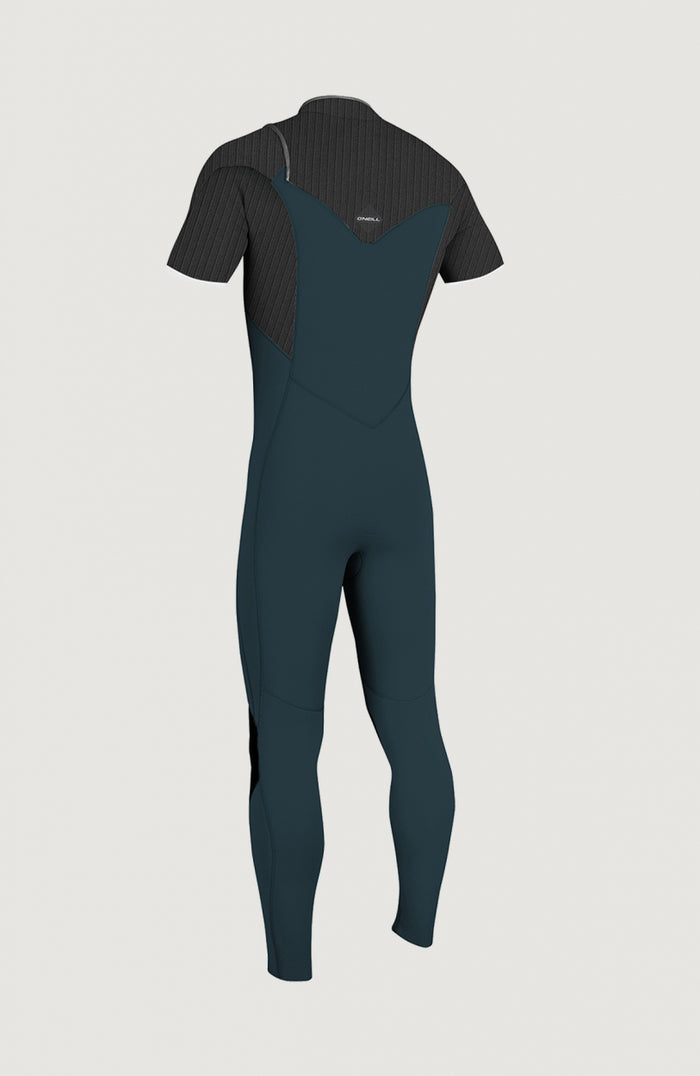 Hyperfreak 2mm Chest Zip Short Sleeve Full Wetsuit | Grey