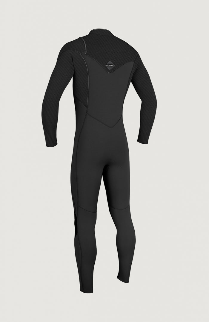 Hyperfreak Chest Zip 3/2mm Full Wetsuit | BLACK/BLACK