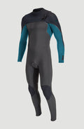 Hyperfreak Fire 4/3mm Chest Zip Full Wetsuit | MIDNIGHT OIL/BLACK/TIDE POOL