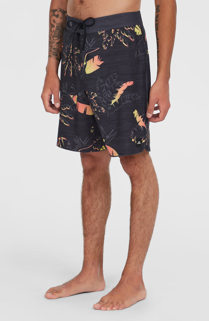 Hyperfreak Mysto Scallop 19'' Boardshorts | Black Mysto Scallop