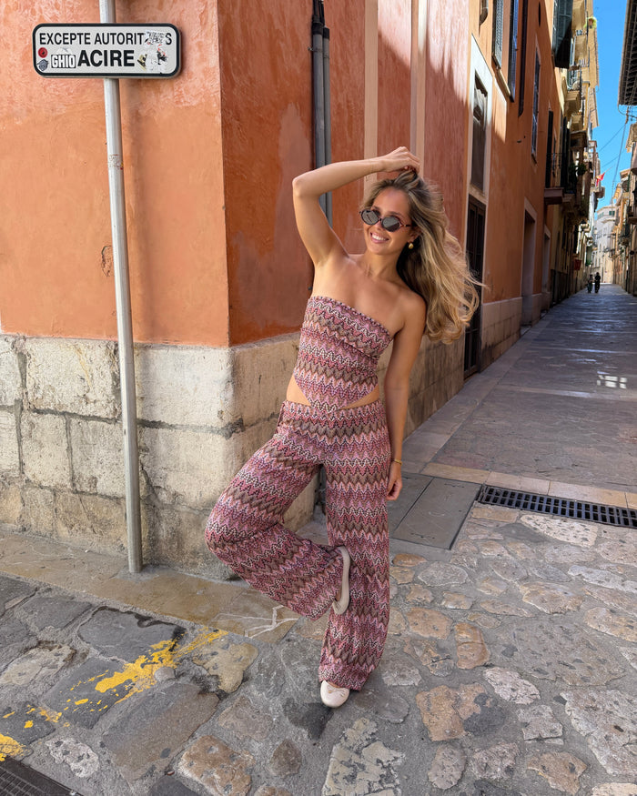 INGRID PANTS - BERRY MIX