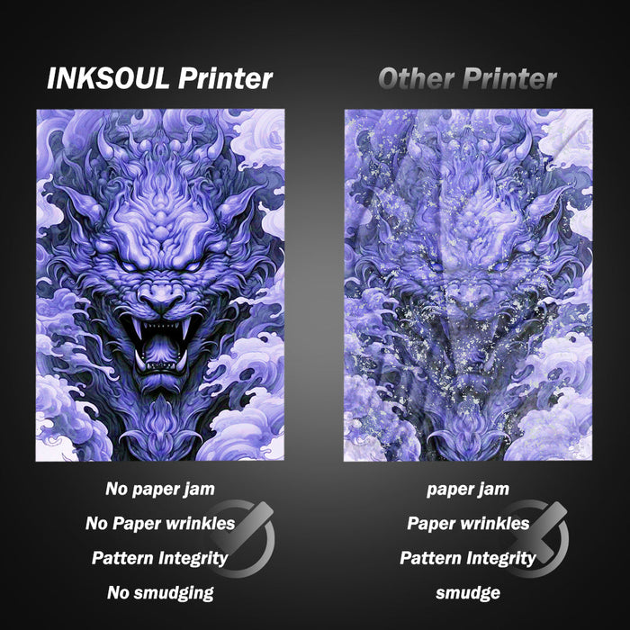INKSOUL® T08FS Wireless Tattoo Transfer Stencil Printer-Can print shadows