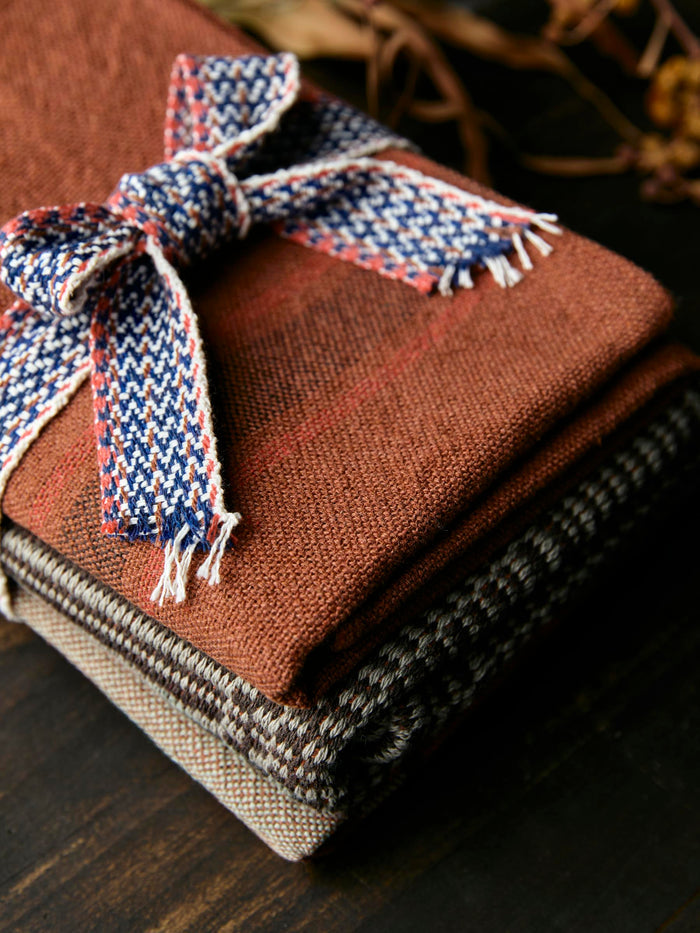 Black i+w x family heirloom weavers hand towel pack 04
