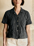 Gray i+w x richter goods dobby woven pearl snap