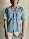 Gray i+w x richter goods hanten weave pearl snap