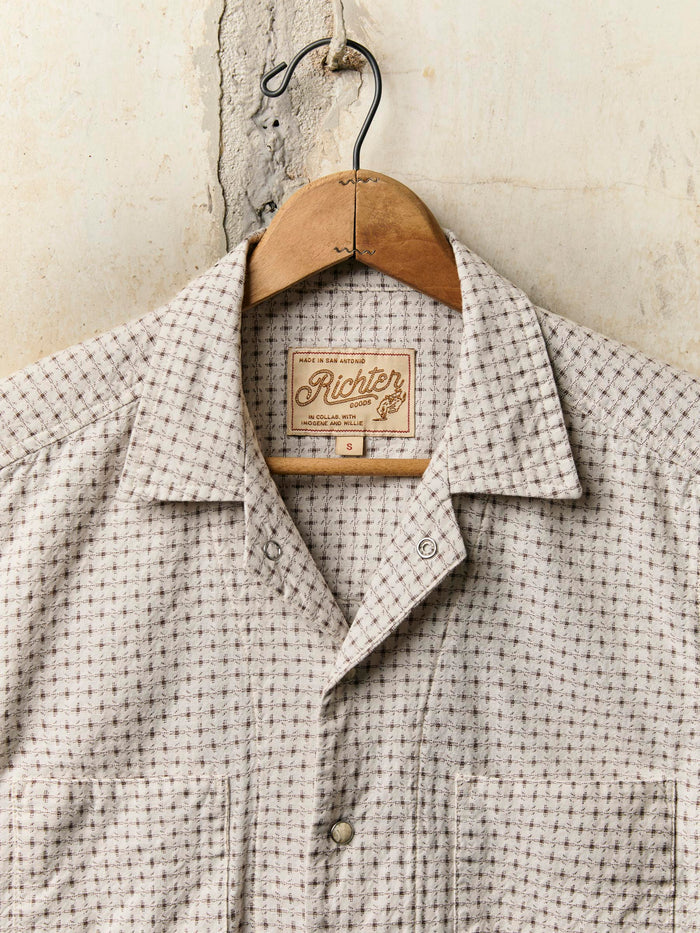 Gray i+w x richter goods somerset pearl snap