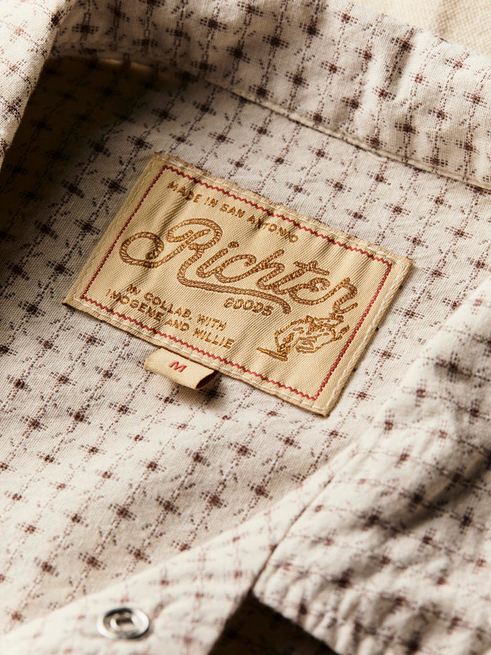 Gray i+w x richter goods somerset pearl snap