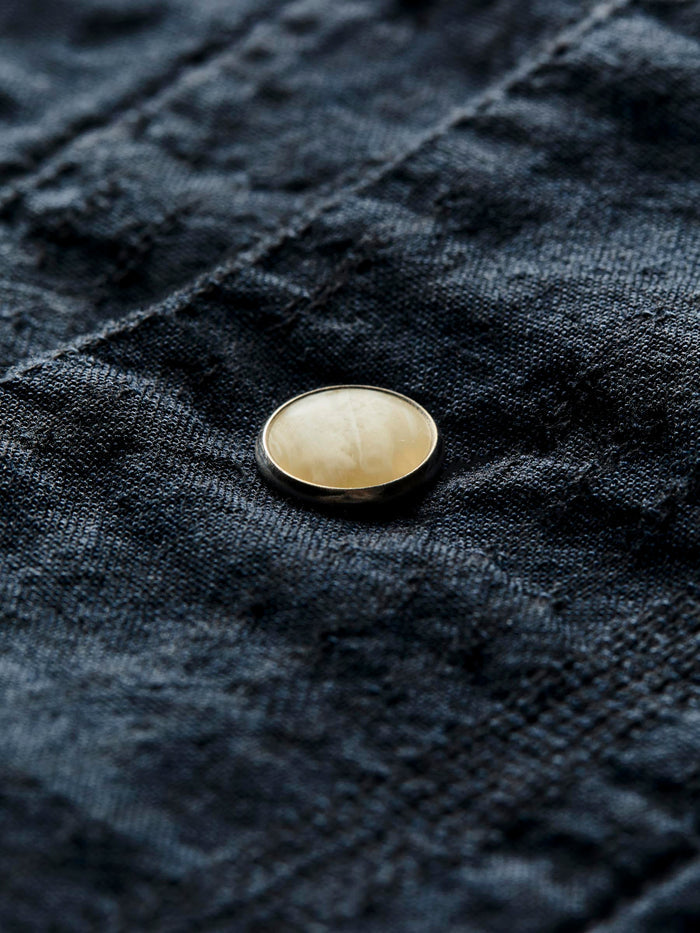Black i+w x richter goods tonal striped pearl snap