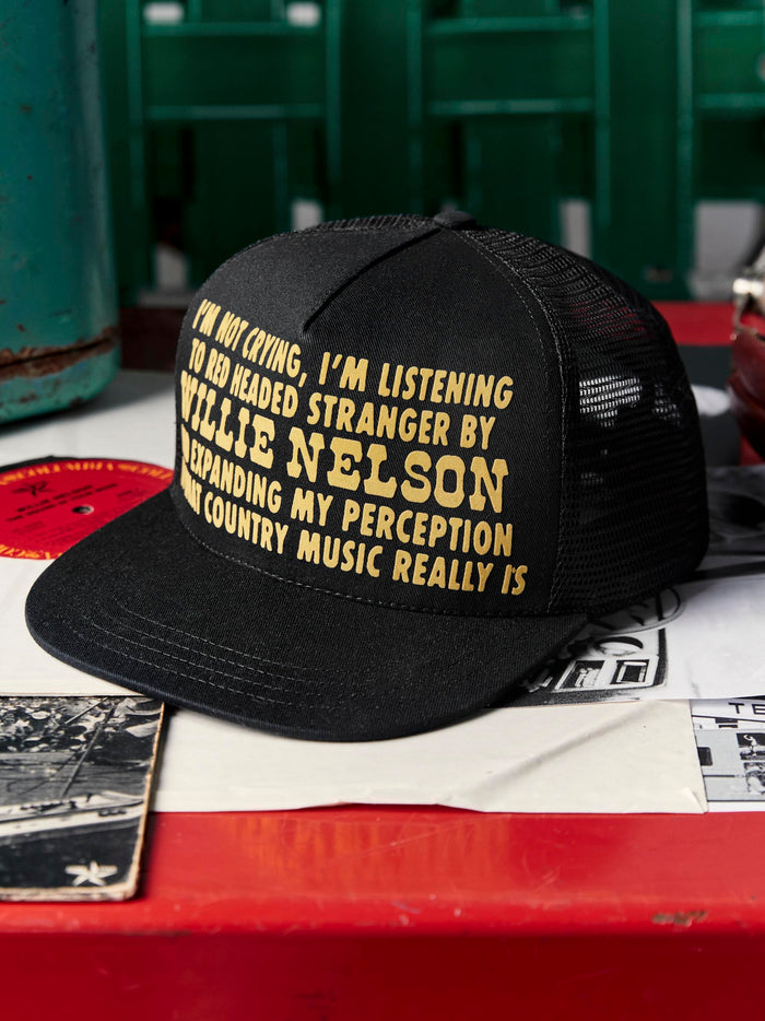 Rosy Brown i+w x willie nelson "red headed stranger" trucker