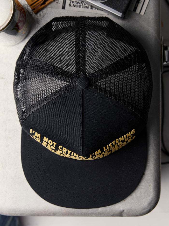 Light Gray i+w x willie nelson "red headed stranger" trucker
