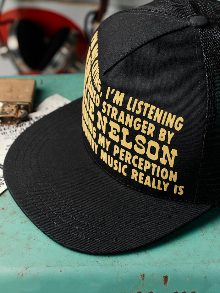 Black i+w x willie nelson "red headed stranger" trucker