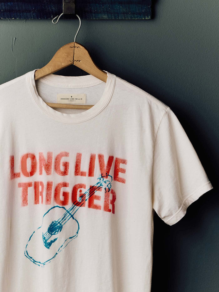 Dark Slate Gray i+w x willie nelson "trigger" tee
