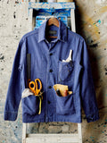 Light Gray jack jacket french blue