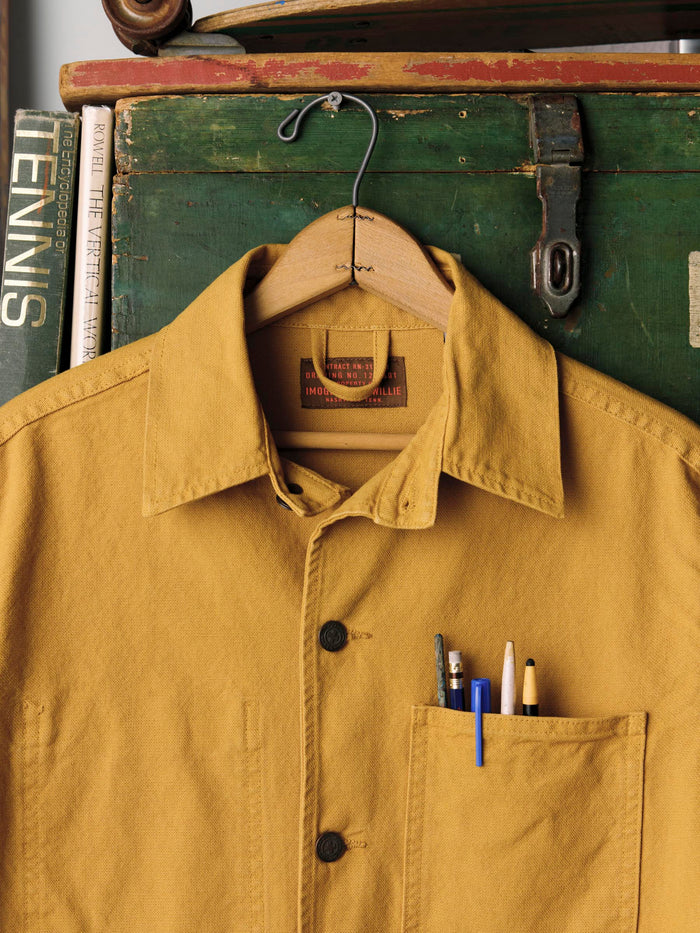 Dark Khaki jack jacket in amber
