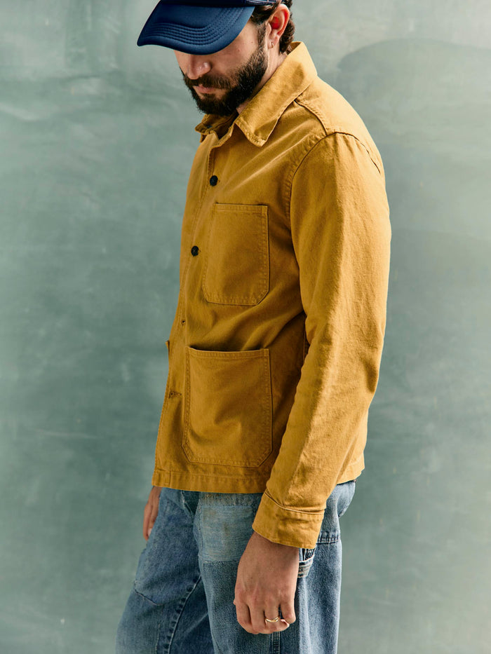 Light Slate Gray jack jacket in amber