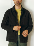 Black jack jacket in overdyed slate