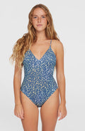 Jaida Swimsuit | Yellow Animal Blur