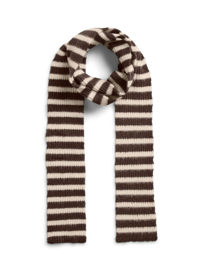 JAYA SMALT TØRKLÆDE - HOT FUDGE / WHITECAP GRAY - Dinvintageshop