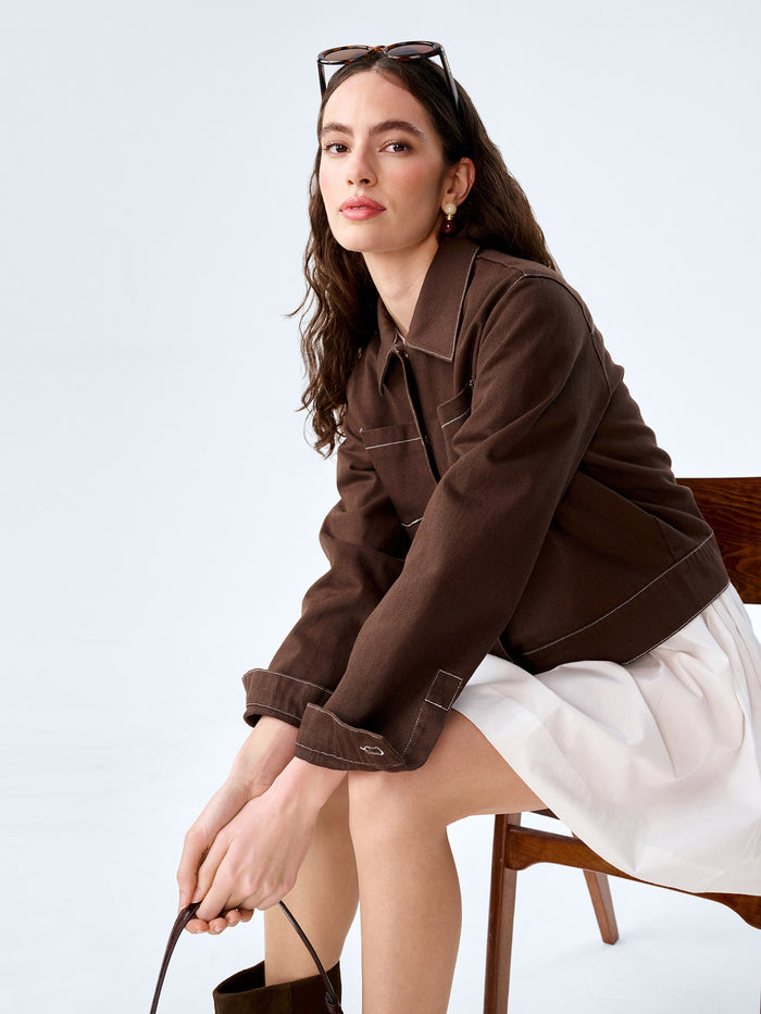 Jesse Jacket in Brown