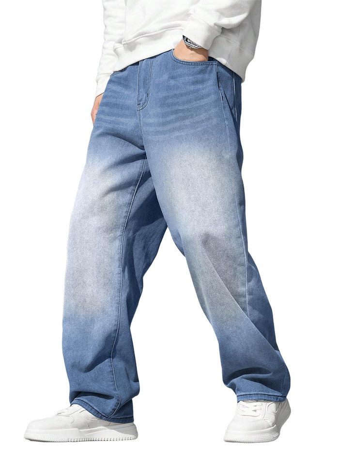 JMIERR Mens Baggy Jeans Wide Leg Y2K Loose Fit Denim Pants