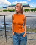 JOHANNE BOATNECK TOP - ORANGE